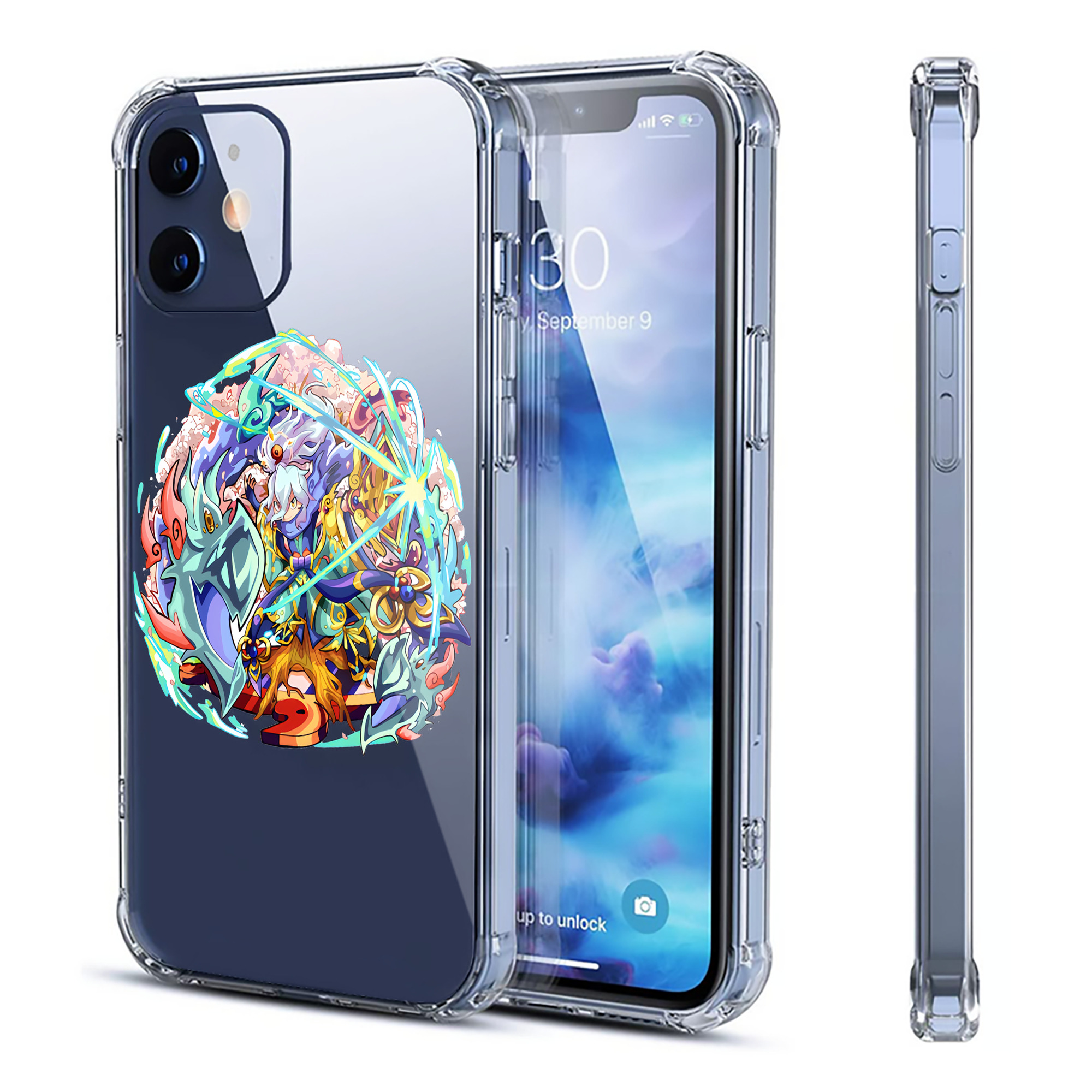 （画像用） 妖怪ウォッチ Yo-kai Watch 【iPhone 12シリーズ対応】透明スマホケース（クリアソフトケース）